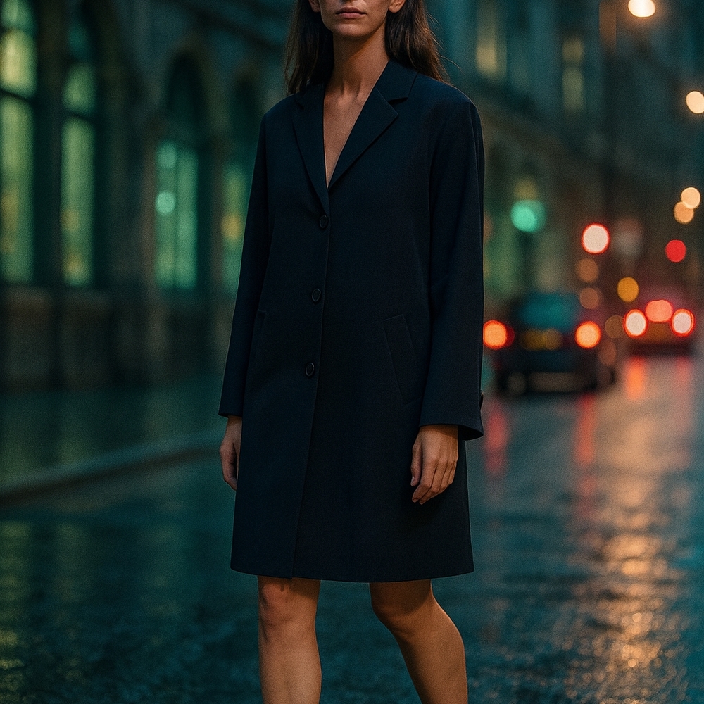 Bernardo Classic Midnight Blue Jacket